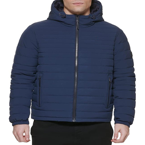 Veste d'hiver matelassée légère pour homme, personnalisée, avec fermeture éclair et poches pratiques - Product Image 6