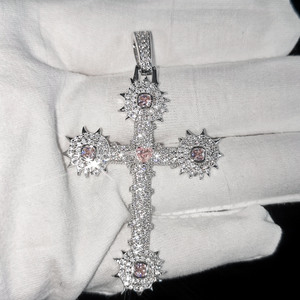 Venta al por mayor de fábrica: Nuevo conjunto de joyería de collar con cadena cubana y colgante de letra de moda, estilo HipHop Iced Out de alta calidad, ideal como regalo de Año Nuevo. - Product Image 4