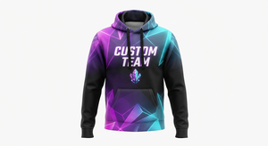Sweat-shirt à capuche personnalisé pour l'hiver avec impression par sublimation, 100% polyester, logo sur le devant, nom et numéro d'équipe personnalisés - Product Image 4