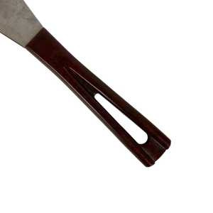Professional Chef Spatula Stainless Steel <b>Wood</b> Handle Metal <b>Scraper</b> Utensil for Food Plating and Serving Useful For Chefs - Product Image 2