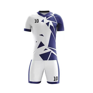 Vente en gros d'uniformes de football personnalisés de haute qualité, légers, respirants, impression numérique, nom d'équipe personnalisé, ensembles de vêtements de football pas chers - Product Image 3