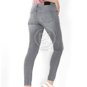 Pantalones vaqueros transpirables para mujer al por mayor con MOQ bajo, diseño personalizado, últimos modelos de pantalones vaqueros para mujer para venta en línea - Product Image 4