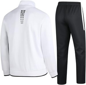 Men's Casual Athletic Tracksuit Long Sleeve Sweatsuit <b>Set</b> Full Zip Running Jacket and Pants 2 Piece Outfits - Product Image 2