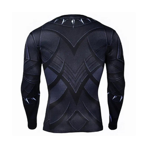 Oem Odm Rash Guard Men Sublimation <b>Printed</b> Spandex Bjj Rash Guard Gym <b>Surfing</b> Diving Compression Shirts Mma Rash Guard - Product Image 3