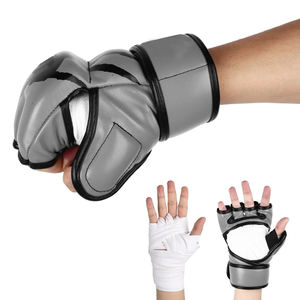 ถุงมือชกมวย MMA หนังแท้คุณภาพดีที่สุด ปักโลโก้ได้ ระบายความชื้น สำหรับผู้ชาย - Product Image 3