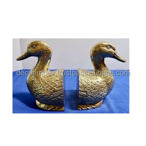Deux Moustaches pour Grue, Décoration Artistique en Métal Réglable, Paire de Porte-Livres, Sculpture de Décoration Intérieure de Haute Qualité - Product Image 1