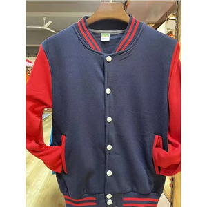 Vestes universitaires pour hommes, uniformes d'équipe de haute qualité avec logo personnalisé, vente en gros, vestes de baseball vierges et simples - Product Image 2