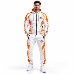 Professional Custom Sublimation <b>Tracksuit</b> Set Full Dye Print Team Sportswear with Personalized Logo Training Jacket and Pants - Product Image 2