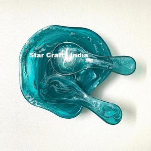 Cuenco para Dátiles de Resina Gris con Diseño de Remolinos, Duradero, Ecológico, Estilo Americano, Cuenco para Frutas, Vajilla, Decoración de Mesa, Cuenco con Base - Product Image 6