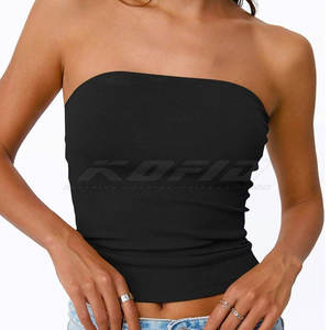 เสื้อเกาะอกเกาะอกไม่มีสายรัดสำหรับผู้หญิงใส่ไปปาร์ตี้แบบลำลองชุดแฟชั่นอินเทรนด์เสื้อเกาะอกสำหรับผู้หญิงใส่ในฤดูร้อน - Product Image 6