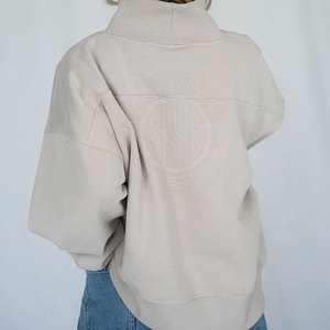 Sudadera de cuello alto para mujer, tacto suave, estilo sencillo, cómoda para uso diario, sudadera de cuello alto para mujer - Product Image 2