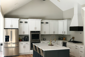 W3330 Wall Kitchen Cabinet Double Doors RTA Shaker MDF Door Full Color - Product Image 3