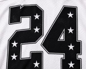 Maillot de football américain unisexe surdimensionné personnalisé pour l'été – Logo et numéro thermocollés de qualité supérieure, T-shirt en maille à séchage rapide OEM - Product Image 4