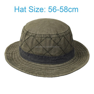 Custom <b>Bucket</b> <b>Hat</b> Embroidered Breathable Cotton - Product Image 2