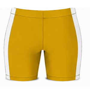Manufacturer Golden Yellow Football Shorts Athletic Uniform Shorts Team Training Wear Custom <b>Sports</b> <b>Apparel</b> Performance Clothing - Product Image 2