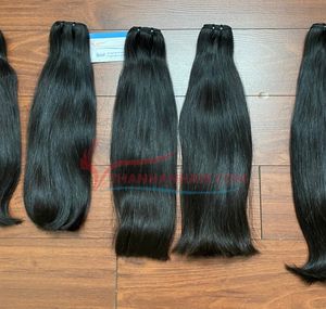 ¡Producto superior! Hecho en Vietnam, venta al por mayor, máquina Remy virgen, doble trama, pelo negro liso Natural de Thanh an - Product Image 1