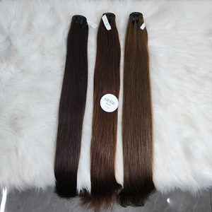 Paquetes de Cabello Humano 100% Natural Liso Color Marrón a Precio Mayorista - Product Image 2