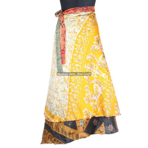 Nuevas faldas mágicas envolventes - 1 falda, 100 formas de usar, vestido, sari, seda, faldas étnicas envolventes, halter, sarong, bohemio, mágico, vintage - Product Image 1