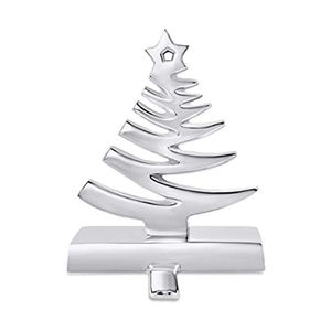 Support de chaussette de Noël en métal tissé écologique imprimé UV Bold Blossom avec étoile supérieure BB00342 pour décoration de fêtes - Product Image 3