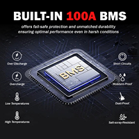 Paket Baterai LiFePO4 Baru 12V 24V 100Ah 200Ah 280Ah 300Ah 400Ah Grade A Baru dengan BMS Terintegrasi untuk RV, Kapal, Energi Surya, Bebas Pajak & PPN