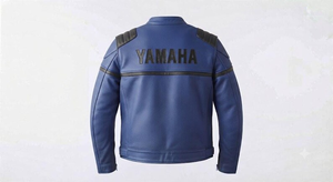 MotoCP Ramaha <b>Racing</b> <b>Jacket</b>/Chaqueta Stylish Leather Riding Gear Protection Level 2 CE Certified - Product Image 2