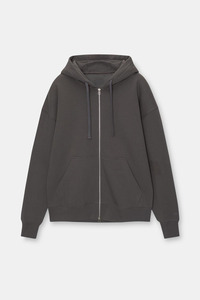 Wholesale Cheap Oversized Custom Logo Blank Heavyweight Thick 100% Cotton Hoodies Custom Zip <b>up</b> Stylish Terry Hoodies Men - Product Image 4