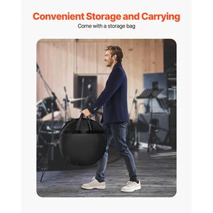 Set di 4 Piatti in Lega per Batteria: Include Hi-Hat da 14 pollici, Crash da 16 pollici, Ride da 20 pollici e Gong da 10 pollici - Product Image 4