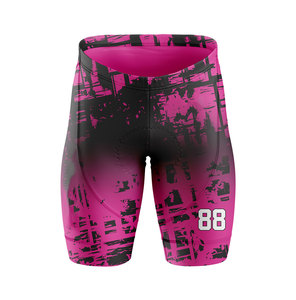 Conjunto de Uniforme Deportivo para Mujer Ladkia 88 Rosa y Negro, Diseño Geométrico, Sin Mangas, Transpirable y Ajustado - Product Image 3