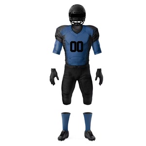Ensemble d'uniformes de football américain personnalisés avec impression par sublimation, pantalon robuste anti-humidité, tenue de sport pour match - Product Image 2
