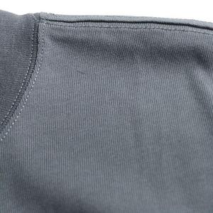 Camiseta Casual de Cuello Redondo para Hombre, 100% Algodón, Tejido de Punto, Manga Corta, Corte Regular, Color Sólido, Teñido Liso, Tela Transpirable - Product Image 4