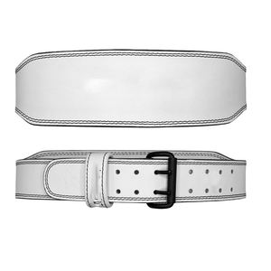 เข็มขัดยกน้ำหนักหนัง PU คุณภาพสูง นุ่มสบาย สำหรับออกกำลังกาย ฟิตเนส ฝึกความแข็งแรง ช่วยพยุงหลัง - Product Image 1