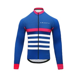 Jersey de Ciclismo Personalizado con Logotipo OEM para Hombre, Manga Larga, Impresión Digital, Transpirable, Cierre Completo, Elástico en Cuatro Direcciones, Antibacterial, Sin Costuras - Product Image 3