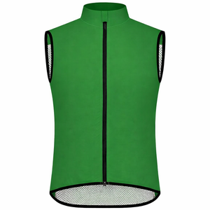Gilet de cyclisme imperméable et coupe-vent pour hommes, vêtements d'extérieur thermiques en polaire sans manches pour la conduite à vélo - Product Image 1
