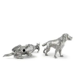 Escultura de Metal Popular con Forma de Animal para Mesa, Decoración del Hogar, Estante para Mascotas Tallado, Pieza Moderna Chapada en Oro Pulido con Impresión Digital - Product Image 2