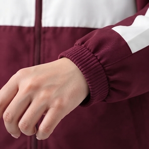 Mens Burgundy White Solid Hooded Full Zip Tracksuit <b>Set</b> with 100% Cotton Fleece Jacket & <b>Matching</b> <b>Jogger</b> Pants Sportswear - Product Image 2