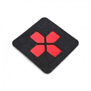 Nouveau style tendance, patch brodé thermocollé de haute qualité, coloré et économique, découpé au laser avec bords découpés au laser, personnalisable avec votre logo - Product Image 1