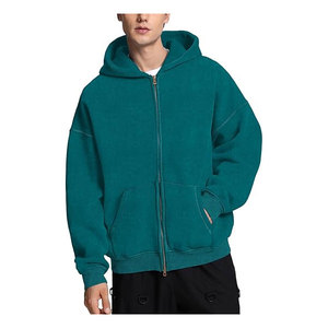 Hoodie vintage en coton pour l'hiver, best-seller, broderie personnalisée, teinture unie, haute qualité, unisexe, polaire brossé doux - Product Image 2