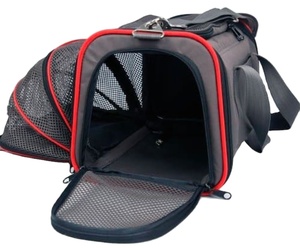 Mochila cuadrada de lujo impermeable para mascotas ventilada para perros, transpirable, portador de burbujas, cierre de cremallera para aventuras al aire libre - Product Image 1