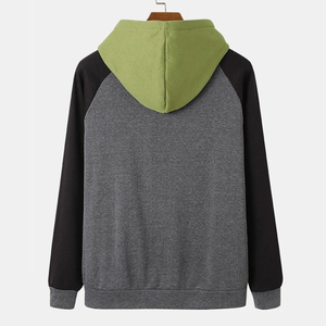 Sweat à capuche tendance pour homme, style hiver, grandes tailles, motif imprimé, vente en gros, basiques, en coton mélangé - Product Image 2