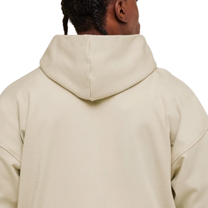 Sudadera con capucha y cremallera completa para hombre, estilo oversize, color gris guijarro, de forro polar grueso, corte relajado, estilo casual urbano. - Product Image 4