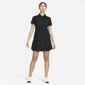T-shirts de golf pour femmes en coton 100% à séchage rapide, personnalisables ODM, écologiques, style décontracté, couleur unie, vente en gros - Product Image 5
