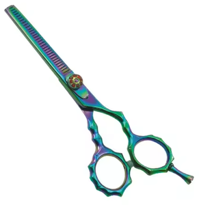 Nouvelles Ciseaux de Coiffure Professionnels 6 Pouces en Acier Inoxydable Tranchant pour Salon de Beauté, Ciseaux à Effiler Personnalisables en Couleur - Product Image 1