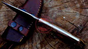 New Arrivals Handmade High Carbon Stainless Steel <b>Kitchen</b> Hunting Knives Wood Handle Outdoor Survival Knives - Product Image 3