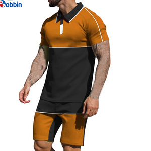 Conjunto Deportivo Corto de Polo para Hombre, Conjunto de Camiseta y Pantalones Cortos con Logotipo Personalizado, Conjuntos de Ropa Deportiva de 2 Piezas - Product Image 6