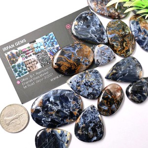 Cabochons en pietersite faits à la main de haute qualité, pierres précieuses en quartz naturel polies à la main, fabrication de bijoux, lot en gros AMAN GEMS - Product Image 2