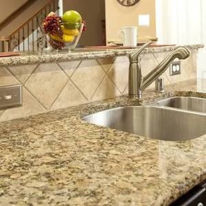 Encimera de Granito Pulido Amarillo Cristalino, Ecológica, con Aspecto de Mármol Beige Marrón, para Cocina, Hotel y Hogar - Product Image 1