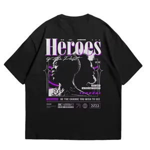 เสื้อยืดโอเวอร์ไซส์คุณภาพพรีเลียม ผ้าฝ้าย 100% พิมพ์เทคนิค ราคาที่แข่งขันได้ เสื้อยืดโอเวอร์ไซส์ 320 กรัม ส่งออกเวียดนาม - Product Image 1