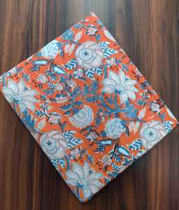 Tissu imprimé à la main de Jaipur, tissu en coton imprimé à la main, tissu indien pour robes, fournisseur de tissus en coton en gros - Product Image 1