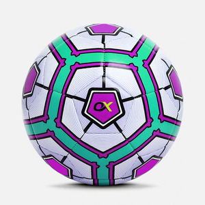 Ballon de football Oxva Industries sur mesure taille 5 pour l'entraînement et les matchs, en cuir PU durable, cousu à la machine - Product Image 2