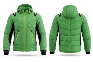 แจ็คเก็ตมอเตอร์ไซค์บุหนาสำหรับฤดูหนาว ดีไซน์ทันสมัยปี 2026 พร้อมซิปและฮู้ดสำหรับผู้ชาย คุณภาพสูง อุ่นสบาย ปลอดภัยสำหรับการขับขี่ - Product Image 3